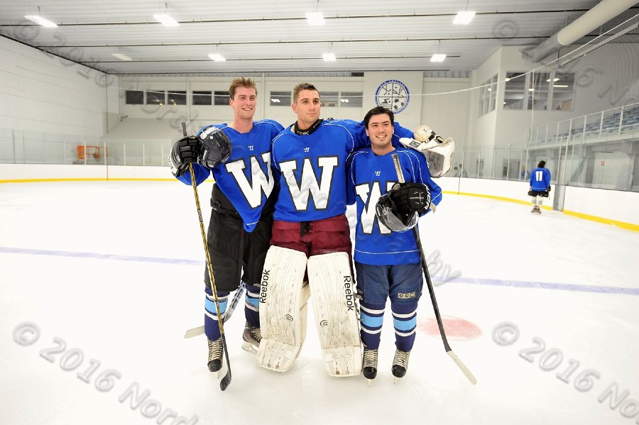 Wheaton College Men\'s Ice Hockey vs Middlesex Community College. - Photo By: KEITH NORDSTROM